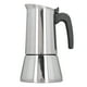 thumbnail image 1 of Stovetop Moka Pot 430 Cafetera portátil de acero inoxidable para estufas de inducción, 6 tazas, 1 of 10