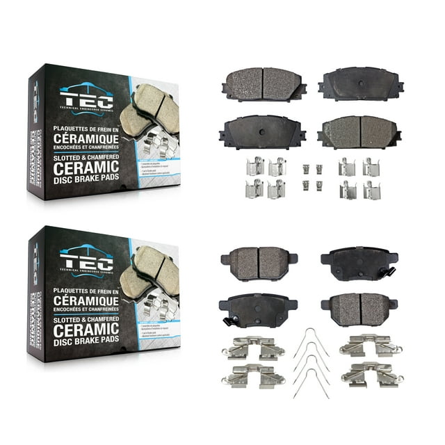TEC Front Rear Ceramic Brake Pads Kit for Car Toyota Yaris KTC-100093