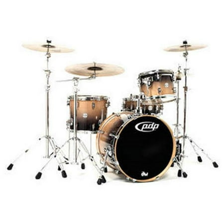 PDP PDCB2014NC Natural To Charcoal Fade - Chrome Hardware Kit Drums, 4 Piece