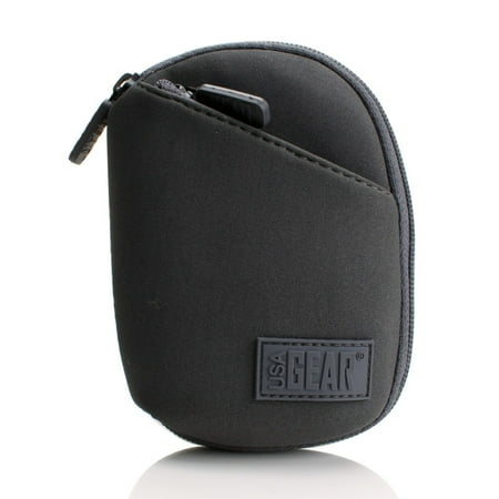 Multiple Camera Bag - FlexARMOR CP4 Protective Digital Camera Case with Multiple Accessory Pockets , Neoprene Exterior & Heavy Duty Zipper by USA GEAR- Works with Panasonic Lumix DMC-TS30 , SZ8 , LF1 and More Cameras