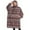 Red and White, variant on Oversized Wearable Blanket Hoodie,Red and White Christmas Folk Pattern Sherpa Blanket Hoodie with Super Pockets,Super Warm Fuzzy Pullover for Women & Men
