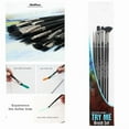 thumbnail image 4 of Black Swan Synthetic Red Sable Paint Brushes Try Me Set of 6 - Professional Quality Long Handle Paint Brushes in Assorted Shapes and Sizes for Oil, Heavy Body Media and Acrylic - Artists of All Levels, 4 of 7