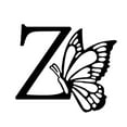 thumbnail image 1 of asddcavvf Metal Butterfly Sign Butterfly Letter Sign Letter Monogram Sign Metal Monogram Letter Sign Room Decoration Butterfly Sign Gift, 1 of 3