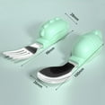 thumbnail image 3 of Kitchen Set Short Handle Spoon Little Baby Learning To Eat Training Fork Spoon Baby Food Supplement Children'S Tableware, 3 of 5