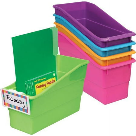 UPC: 0192407023710 | Durable Book And Binder Holders With Universal Label Holders – 5-Pack Neon