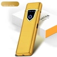 thumbnail image 4 of Gold Slim Usb Rechargeable Electric Lighter Flameless Arc Plasma Design Windproof And Safe For Indoor And Outdoor Use, 4 of 6