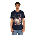 thumbnail image 5 of It's Christmas My Deer Smile Streetwear Unisex Jersey Short Sleeve T-shirt, 5 of 10