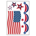 thumbnail image 3 of TIMIFIS Window Sticker Independence Day Sticker Electrostatic Window Sticker Flag Glass Door Decorative Decal Stickers, 3 of 8
