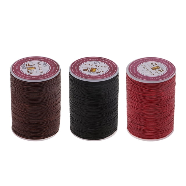 Hilo Encerado Sunnimix 0.5mm 130m Cordón de poliéster costura Artesanía En cuero