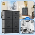 thumbnail image 5 of Uforic 7 Drawer Fabric Dresser Furniture Storage Tower for Various Spaces with Robust Metal Frame, Wooden Surface, and Easy Pull Fabric Bins, 5 of 6