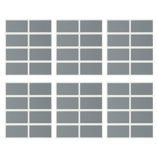 KAKOWELY 100pcs Rectangular DIY Scratch Off Stickers Self Adhesive Peel and Stick Labels,4.33"X3.54"(LxW)