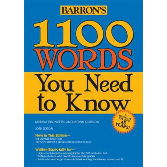 Pre-Owned 1100 Words You Need to Know (Paperback) 1438001665 9781438001661