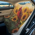 thumbnail image 2 of Xoenoiee Cardinal Sunflower Print Rear Bench Car Seat Cover, Waterproof Back Seat Cover for Trucks Van SUV, Car Seat Protector for Kids Dogs, Automotive Car Accessories, 2 of 7