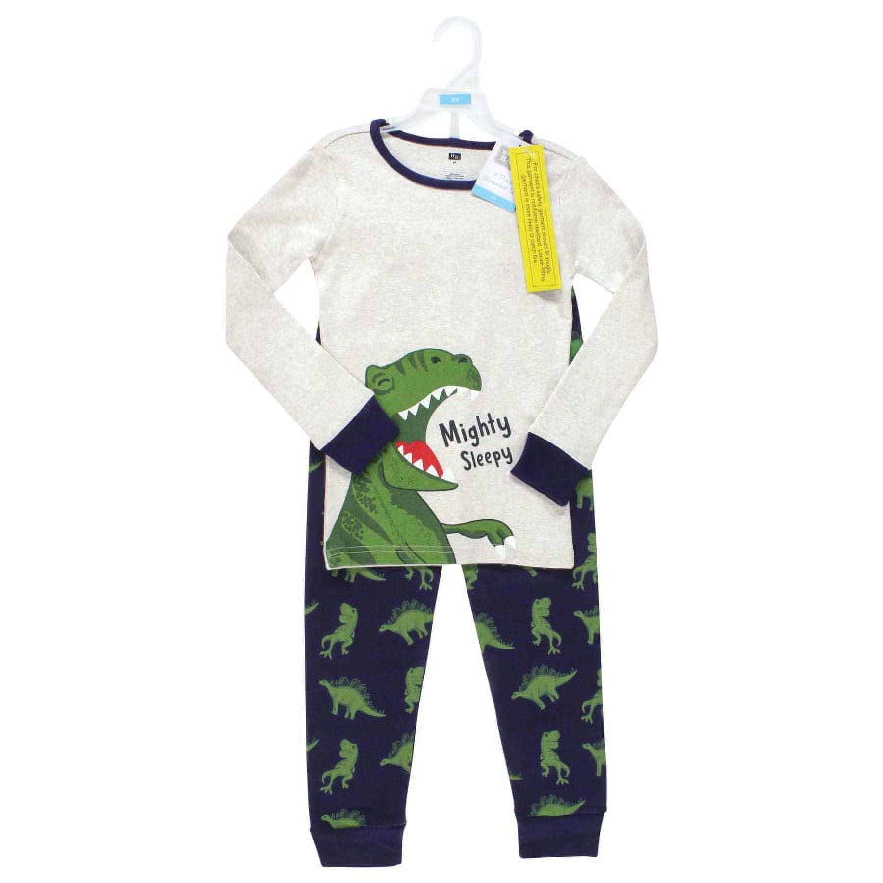Hudson Baby Boy Cotton Pajama Set, Boy Dino, 6-12 Months