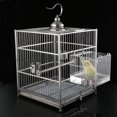 thumbnail image 3 of Bird Bath, Transparent Cube Bird Bath Box Bath Shower Cage For Small Bird Parrot Myna Sparrows, 3 of 5