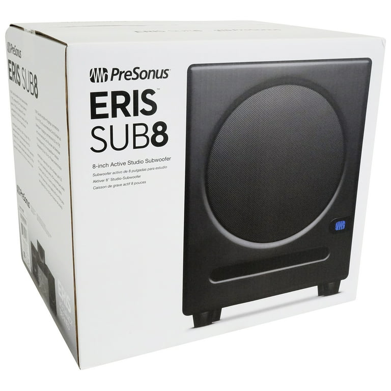 Pair Presonus Eris E4.5 Powered 2-Way 4.5 Studio Monitors+8 Active  Subwoofer 