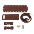 thumbnail image 2 of 1 Set DIY PU Leather Crochet Bag Bottom Pad Bag Making Coffee, 2 of 8