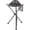 Black, variant on General 2 Pack Tall Folding Tripod Stool for Adults Supports 225 lbs, Portable Lightweight Camping Seat with Carry Strap, Compact Foldable Outdoor Chair for Fishing, Hiking, Golf, Camping & Travel