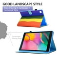 thumbnail image 3 of For Samsung Galaxy Tab A 8.0 Case SM-T290/T295/T297 2019 Model,Slim Shell Lightweight Folio Stand Premium PU Leather Case Protective Cover for Galaxy Tab A 8.0 inch 2019 SM-T290,Rainbow, 3 of 6