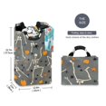 thumbnail image 2 of Yayeee Freestanding Laundry Hamper with Handle Collapsible Large Storage Basket for Clothes, Halloween Dancing Skeleton, 2 of 7
