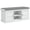 White, variant on Shoe Storage Bench with Woven Rattan, Entryway Bench with Cushion, Adjustable Shelves for Bedroom Living Room, Oak Tone, 41.3W