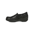 thumbnail image 4 of Women Crinkle Vegan Leather Elastic Gore Wedge Work Loafer 18725, 4 of 6