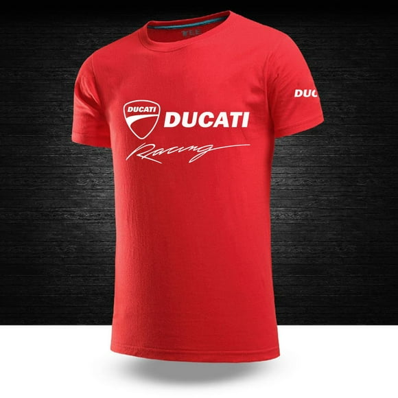 Chomel 2021 Ducati Men Short Sleeve Summer Casual Fashion T-shirt Print Popular Qrdinary Harajuku Elegant Handsome Comfortable Top,F