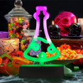 thumbnail image 2 of Halloween Neon Lamp with Base -  Cute Halloween Decorations LED Neon Sign Lights for Halloween Decor Party, Kids Room Table Lamp (Witch Potion Bottle Shape), 2 of 6