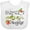 AA-White, variant on Inktastic Farmer's Daughter Vine with Strawberries Girls Baby Bib