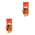 thumbnail image 1 of Cartel de puerta delantera Moyic Feliz Navidad decoración colgante 2Conjunto, 1 of 6