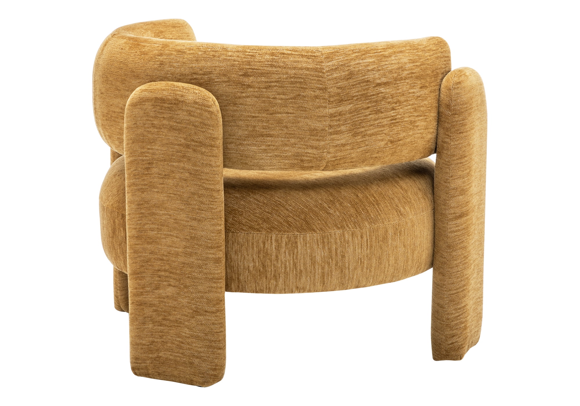 Monarch Specialties - I 8015 Accent Chair, 29"H, Upholstered, Living Room, Bedroom, Gold Fabric