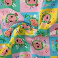 thumbnail image 7 of CoCoMelon 1 Yard 100% Cotton Blocks, Multi-color, 44" Wide for Quilting & Sewing, 7 of 7