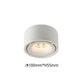thumbnail image 1 of Foco de techo LED de 7 W para montaje en superficie, luz de pared directa, 10 x 6,5 cm, blanco frío 4000 K, no regulable, aplique de aluminio o foco (blanco-blanco frío) JAMW Sencillez, 1 of 5
