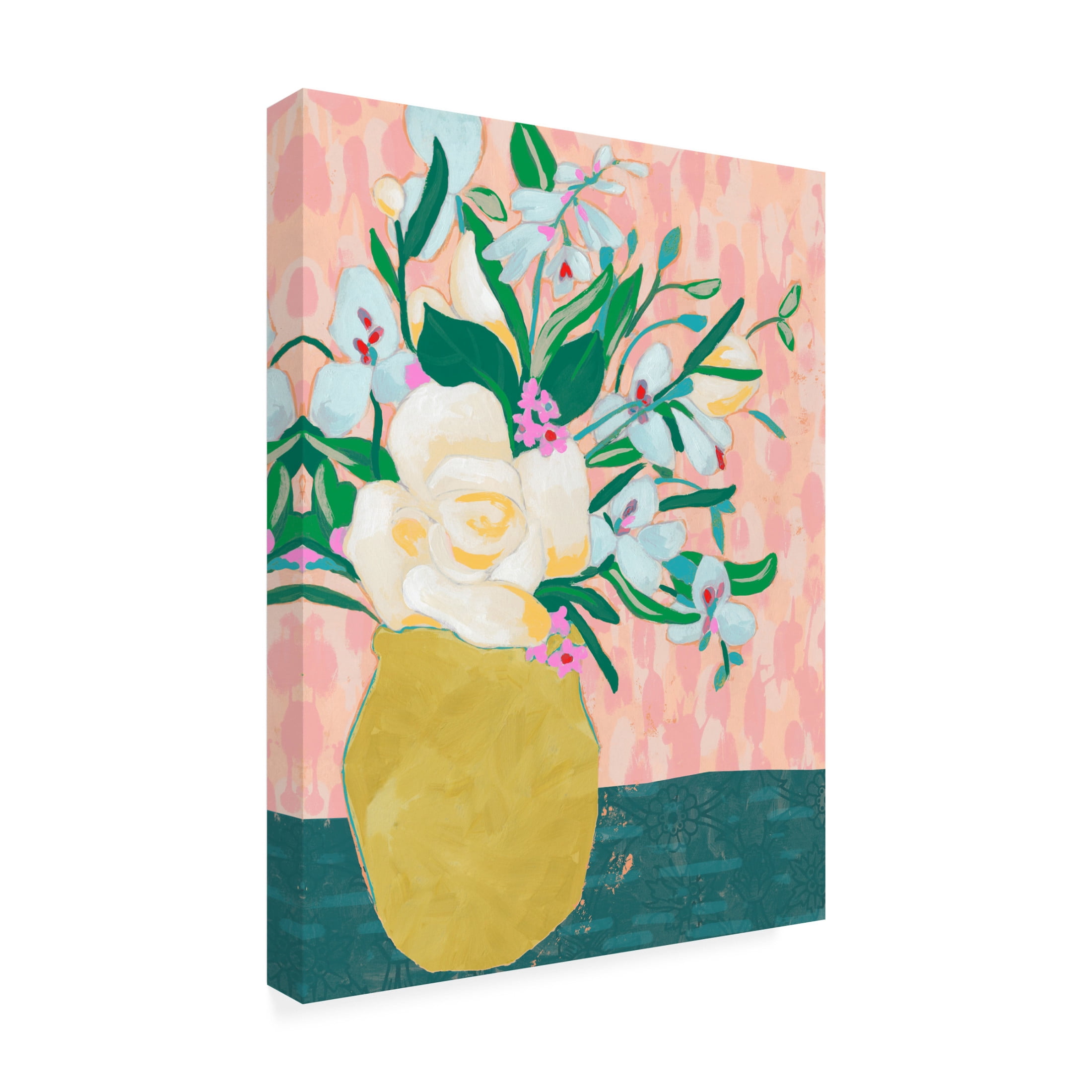 Trademark Fine Art June Erica Vess Patterned Arrangement I Canvas Wall Art