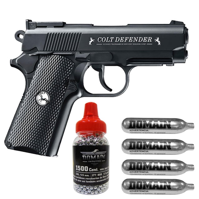 Pistola Co2 Deportiva Cal 4.5mm + 4 Tanques 1500 Municiones De Uso Deportivo Umarex COMBO-UMAREX-04