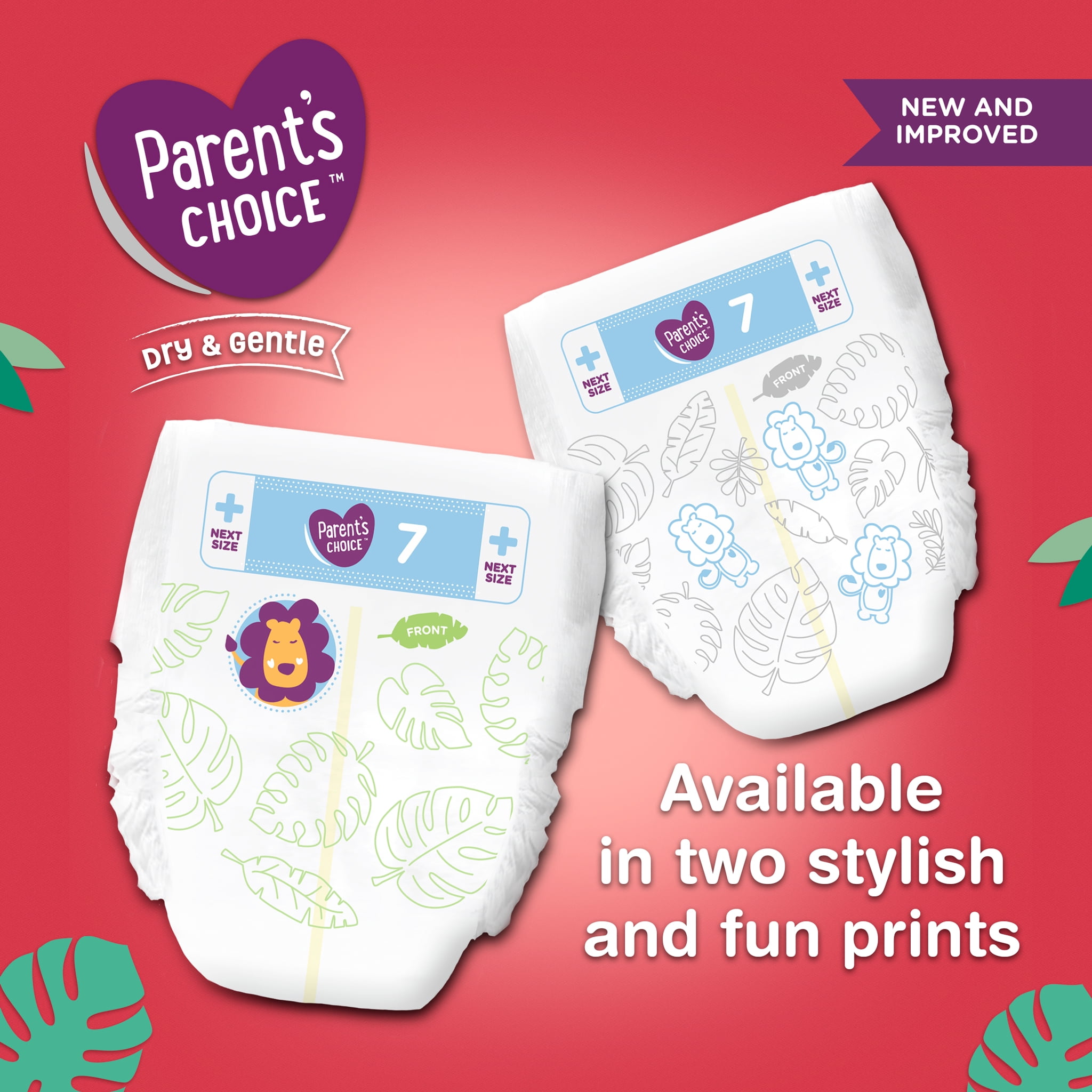 walmart parent's choice diapers size 7