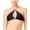 Black, variant on Women's Block and Roll Colorblocked Halter Bikini Top, MEDIUM