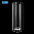 thumbnail image 3 of Uxcell 7.1"x2.6" Clear Glass Cylinder Vase Tabletop Flowers Vase Floating Candle Holder Vase, 3 of 6