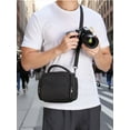 thumbnail image 6 of Gustave Camera Crossbody Bag Case Padded Waterproof Photography Bags Multi Pockets Compact Messenger Shoulder Handbag for Photographers DSLR SLR Mirrorless Cameras - Black, 6 of 8