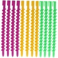 thumbnail image 5 of Beaupretty 20Pcs Spiral Hair Perm Rods Assorted Color Plastic Curlers for Lasting Waves, 5 of 8