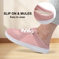 thumbnail image 6 of Mules for Women Wide Slip-on Shoes Comfortable Backless Walking Shoes with Removable Sole, 6 of 8
