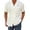j-White19753, variant on LIIPEE Men Shirts Casual Solid Color Short Sleeve Lapel Lace Up Shirts Male Loose Fit Fashion Tops Spring Summer Comfortable Breathable Soft Daily Shirts,Beige,L