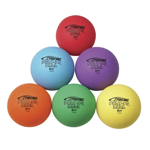 Set de Pelotas Sportime Poly-PG 22 cm Paquete de 6