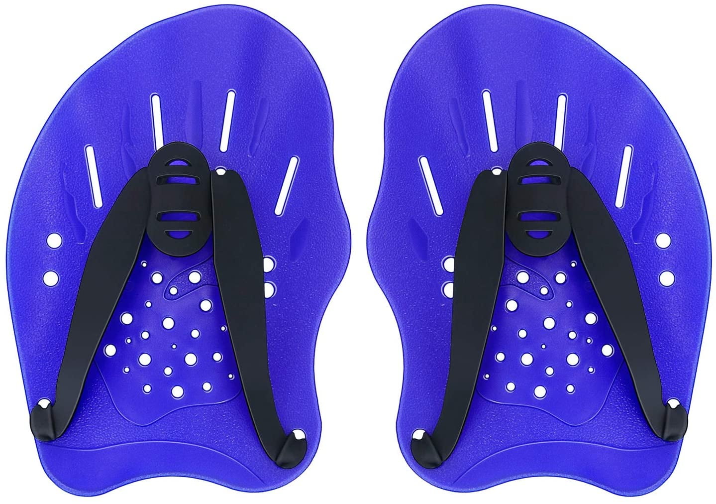 Swim Paddles Hand, Swim Training Hand Paddles with Adjustable Straps, Swimming Hand Paddles for