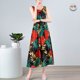 thumbnail image 1 of Vestido de seda de algodón de longitud media para mujer, novedad de verano Eccomum Traje 41 XL, 1 of 5