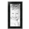 thumbnail image 2 of ArtToFrames 7" x 15" Black Engraved Edges Picture Frame, 7x15 inch Black Wood Poster Frame (WOM-4055), 2 of 8