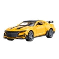 thumbnail image 1 of Coche de juguete a escala 1:36, modelo de metal fundido a presión, pequeño, coleccionable, decorativo o para exhibición. Amarillo, 1 of 9