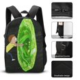 thumbnail image 3 of Rick and Morty Season Backpack Brain Box System Cognitive Bookbag with Nutrient Lunch Organizer, 3 of 5