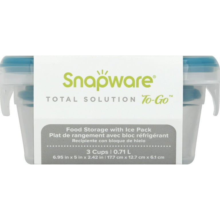 Snapware Total Solution 3 cups Clear Food Storage Container 1 pk