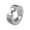 Silver earring, variant on UDIYO 1Pc Men Titanium Steel Round Non-Pierced Ear Cuff Clip Earring Pendant for Party Club